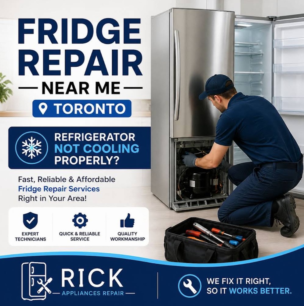 Fridge repair near me Toronto — refrigerator not cooling properly